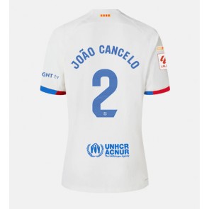 Barcelona Joao Cancelo #2 Gostujuci Dres 2023-24 Kratak Rukavima